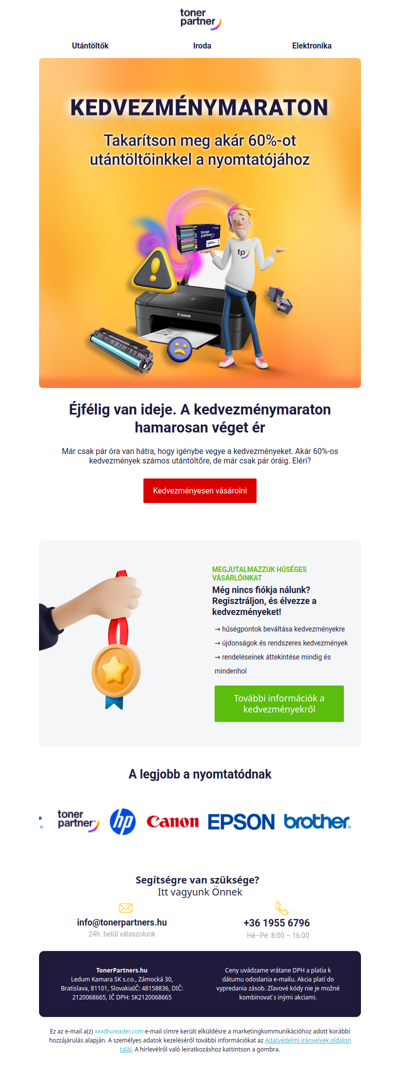 Akár -60 % 🚨 Pár órán belül vége