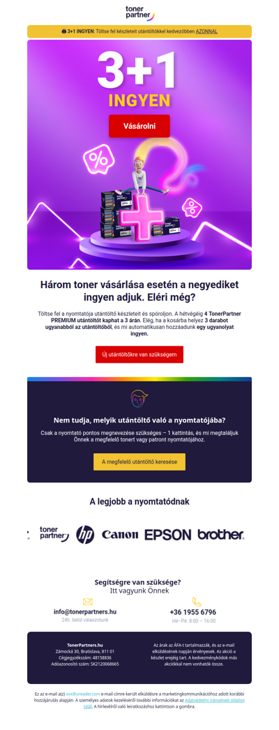 Véget nem érő készletek? Most 3+1 ingyen