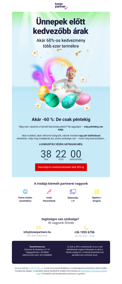 Akár -60 % ⚠️ Húsvét előtt zuhannak az árak