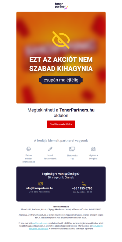 Már csak ma 🆘 Fedezze fel a hónap akcióját