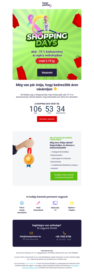 Már kihasználta az akár 70 %-os kedvezményeket? ⏰