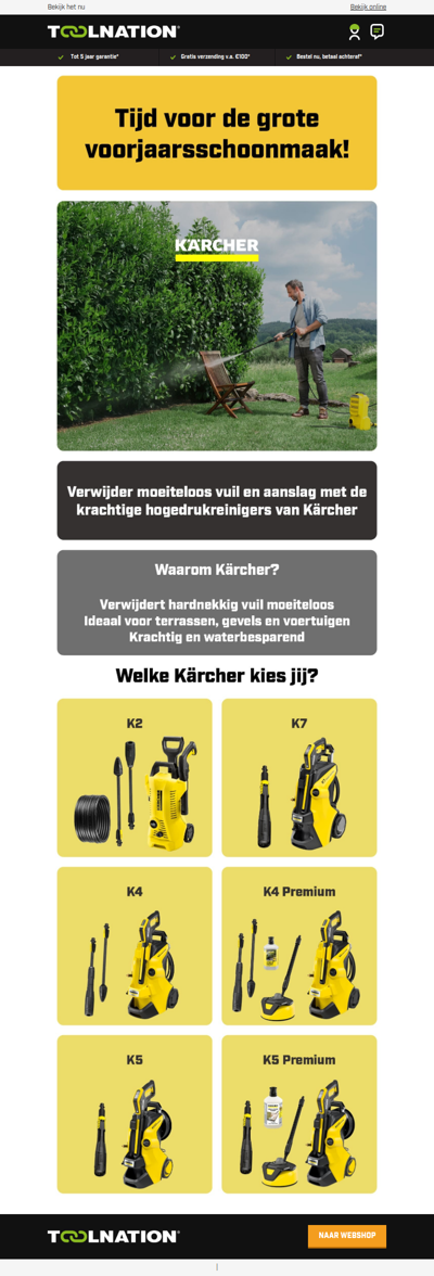 🌼 Tijd voor de voorjaarsschoonmaak met Kärcher!