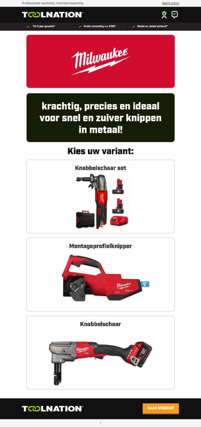 🔥 Sneller door staal? Milwaukee knabbelschaar staat voor u klaar!