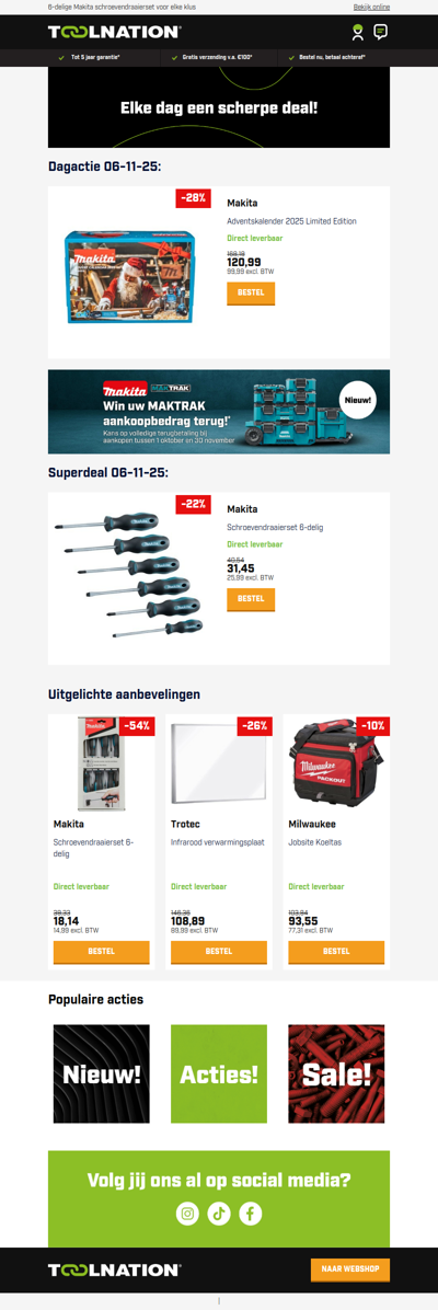 🎄 Makita Adventskalender 2025: Limited Edition!