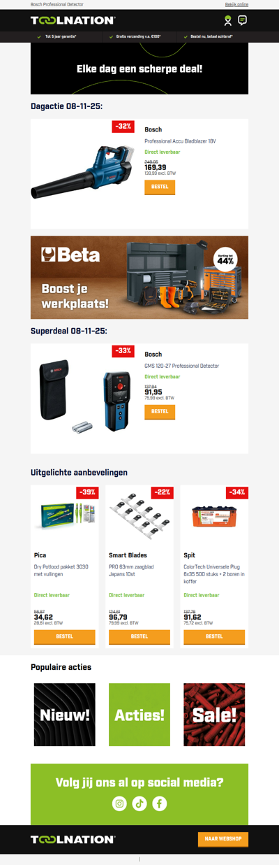 🍂 Blaas elke klus weg met Bosch 18V bladblazer!