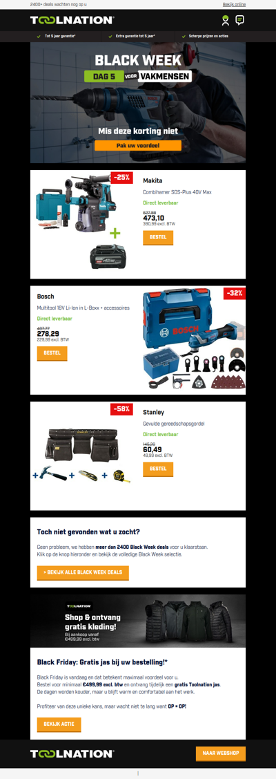 ⏰ Beter laat dan nooit… scoor uw Black Friday deals!