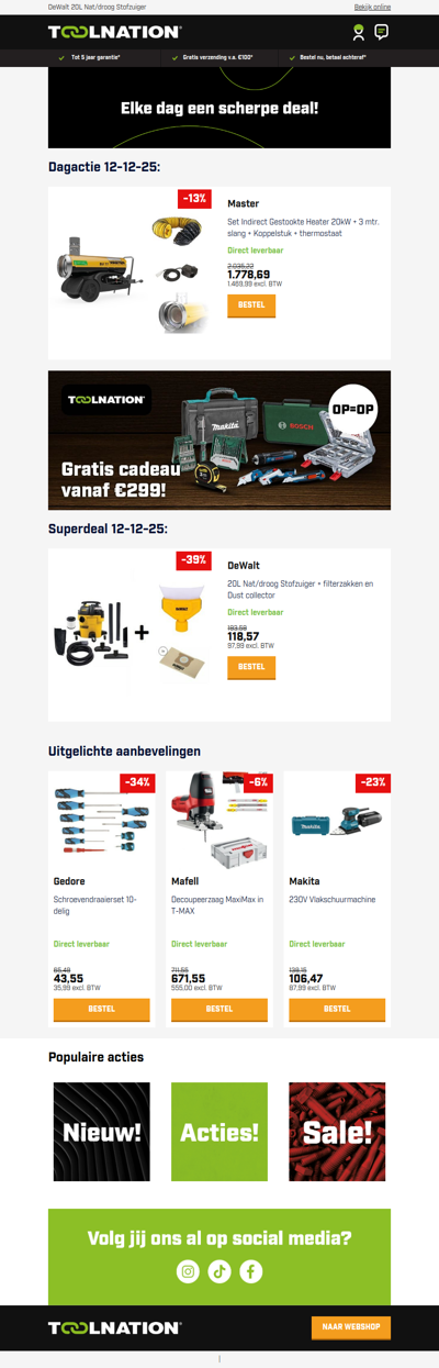 🚧 Warmte op de bouwplaats? Ga voor 20kW power