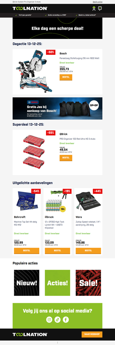 🪚 Strak zagen zonder stof? Bosch regelt het