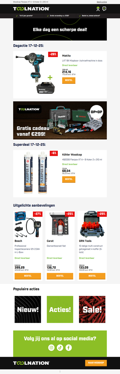 💥 Kracht die door alles heen boort: Makita LXT 18V + accu!