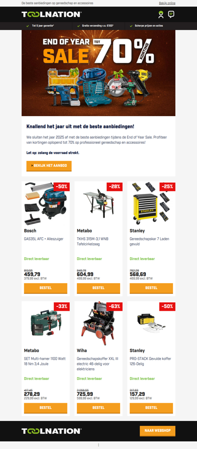 🔥 Sluit 2025 af met topdeals tot 70%!