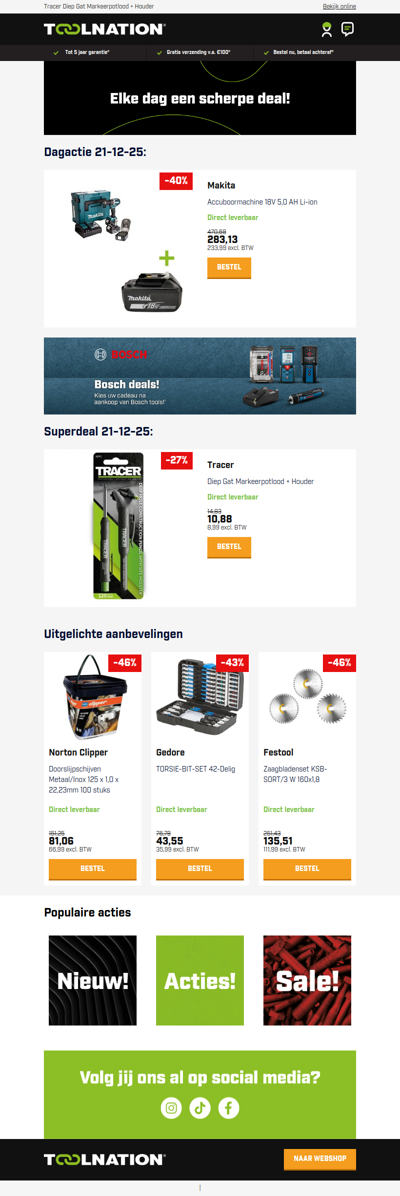 🔋 Kracht die doorgaat: Makita 18V Accuboormachine + 31-delige bitset