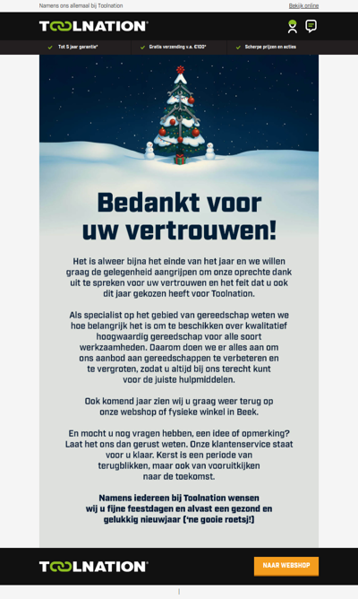 🎄🎆🎅 Fijne feestdagen!