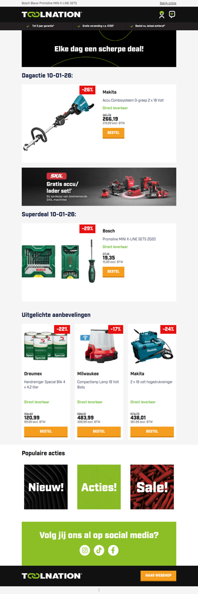 🔋 Alles-in-één: Makita Accu Combisysteem D-greep