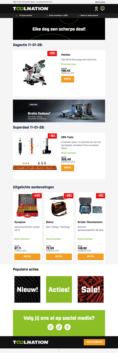 🪚 Metabo Afkortzaag met trekfunctie – strak & krachtig