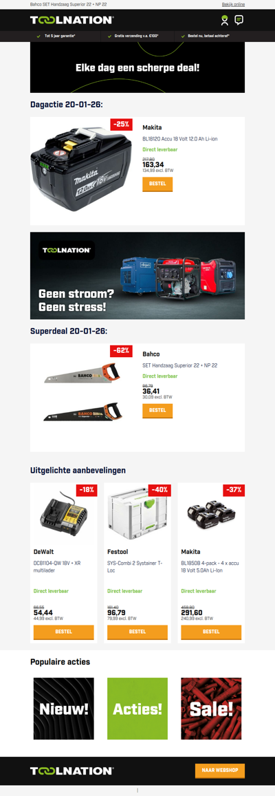 ⚡Mega power: Makita 18V 12.0Ah Accu nu beschikbaar!