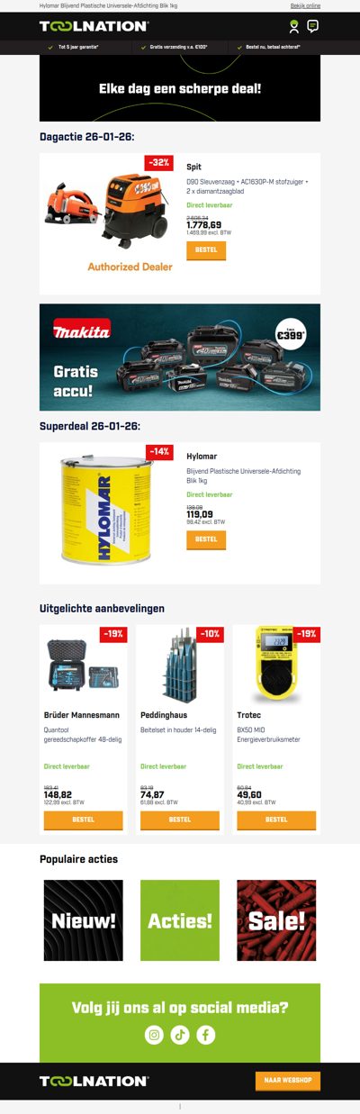 🧱 Alles in één: Spit sleuvenzaag + stofzuiger + 2 diamantbladen