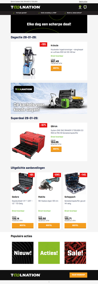 Reinig met brute kracht: Kränzle hogedrukreiniger mét slanghaspel & vuilfrees!