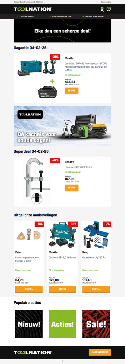 ⚡Direct aan de slag: Makita 18V combiset in Mbox