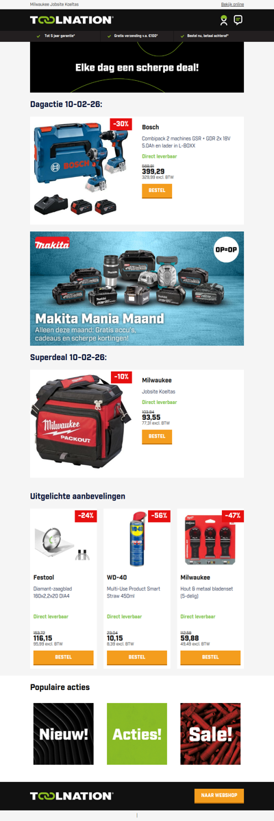 2 Bosch Blauw 18V machines, 1 combipack!