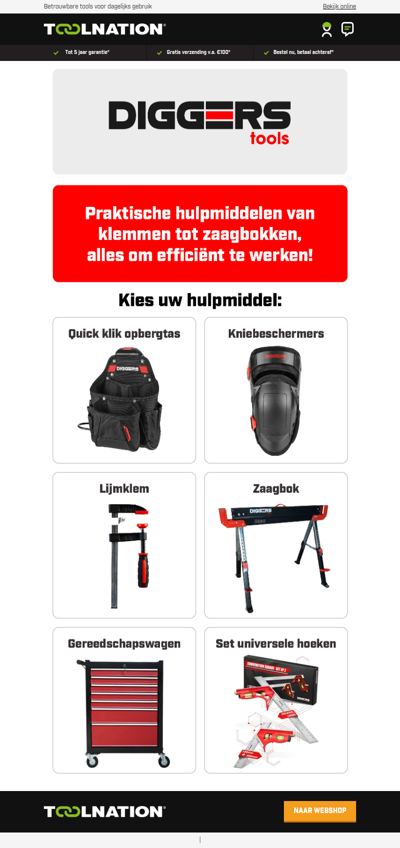 🔧 Diggers: praktische hulpmiddelen voor elke klus!
