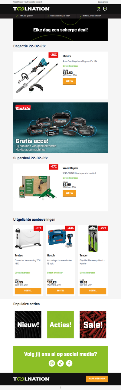 Eén motor, eindeloos inzetbaar: Makita DUX60 combisysteem