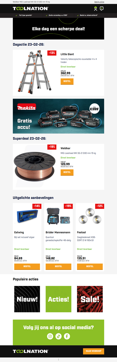 Eén ladder, eindeloos inzetbaar: Little Giant Velocity