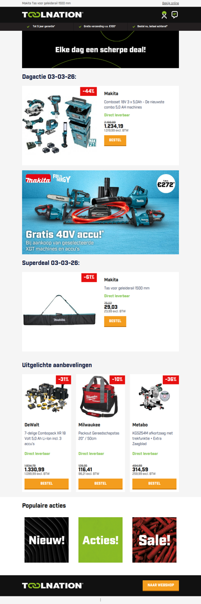 Ontdek het als eerste: Makita DLX8100J 18V combopack!
