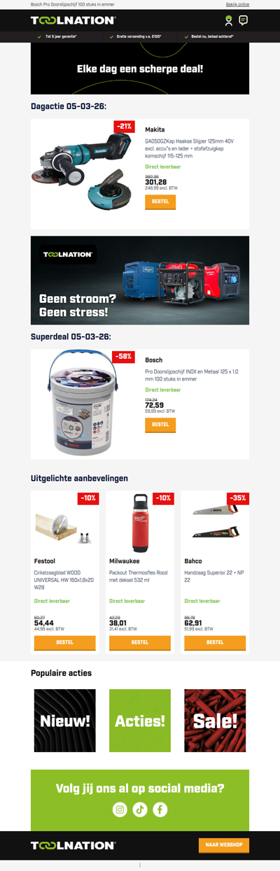 Krachtig slijpen met Makita 40V + gratis stofcontrole!