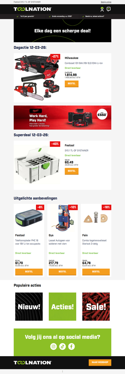 🌳 Snoeien, zagen en blazen met één Milwaukee krachtset!