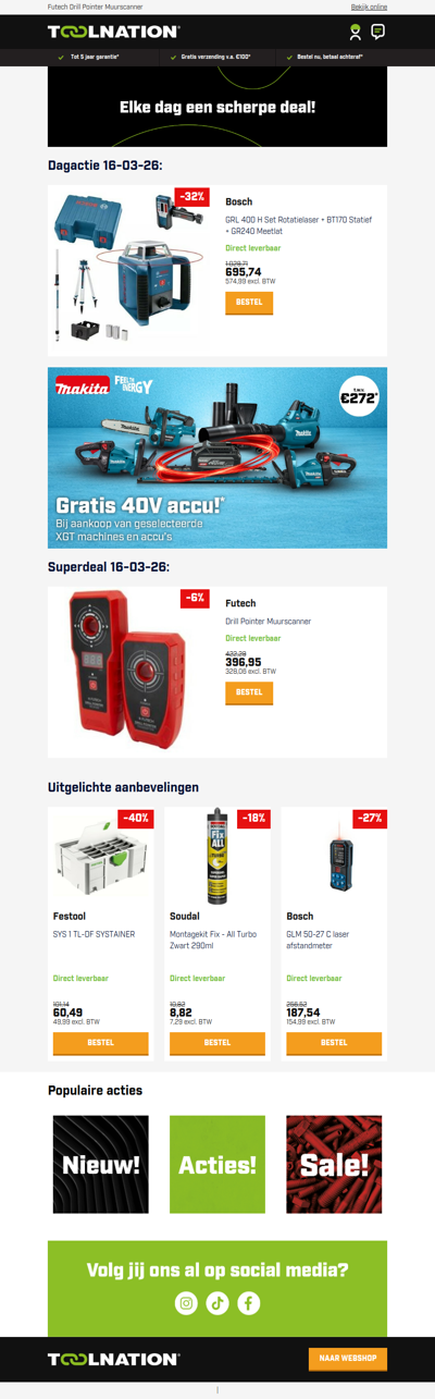 Complete Bosch rotatielaser set voor professioneel meetwerk