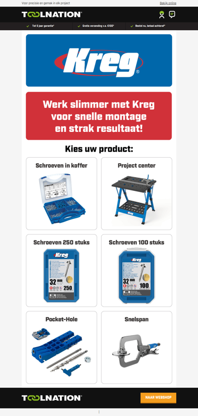 🪚 Strakke verbindingen maken? Kies Kreg!