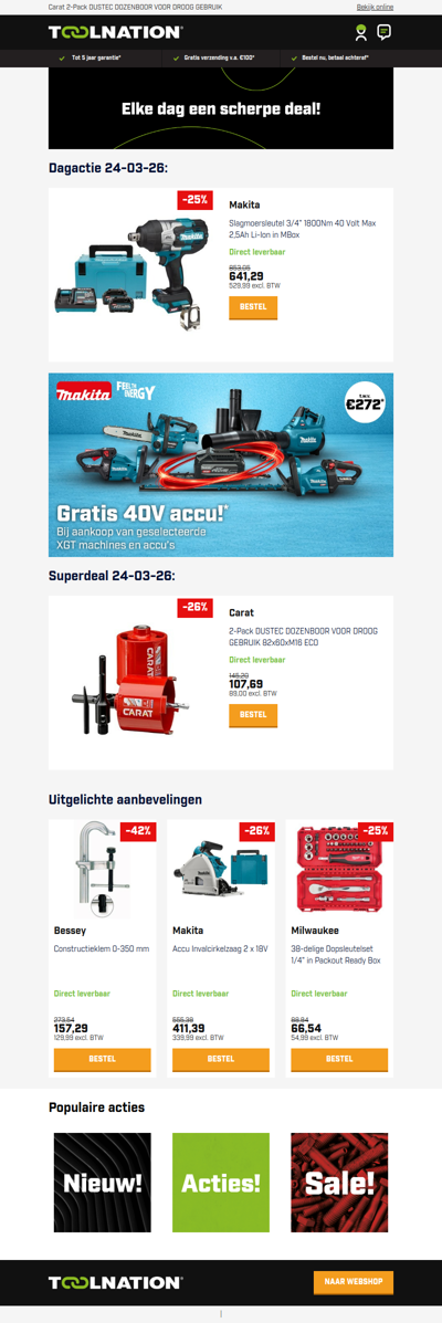 🔋 Meer power? Kies de Makita 40V slagmoersleutel!