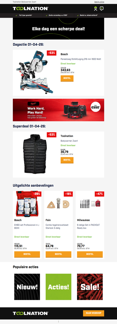 🚨 Pak 53% korting op deze Bosch afkortzaag!