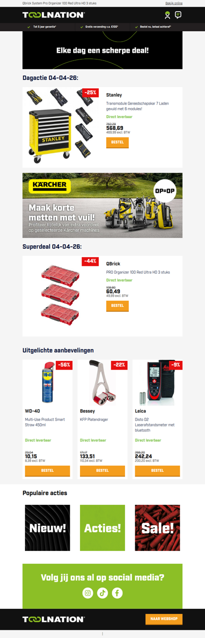 🧰 Stanley gereedschapskar: 7 laden, 6 modules!