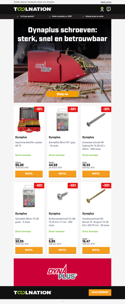 🔩 Dynaplus: schroeven die altijd presteren!