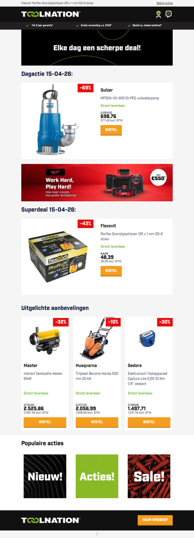 💧 Krachtige afvoer: Sulzer Vuilwaterpomp!