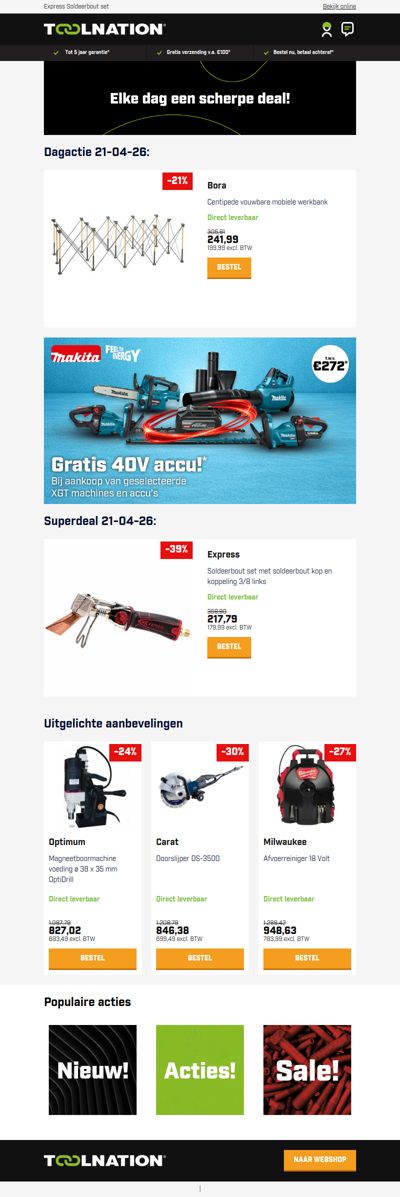 💪 BORA Centipede werkbank: inklappen & gaan!