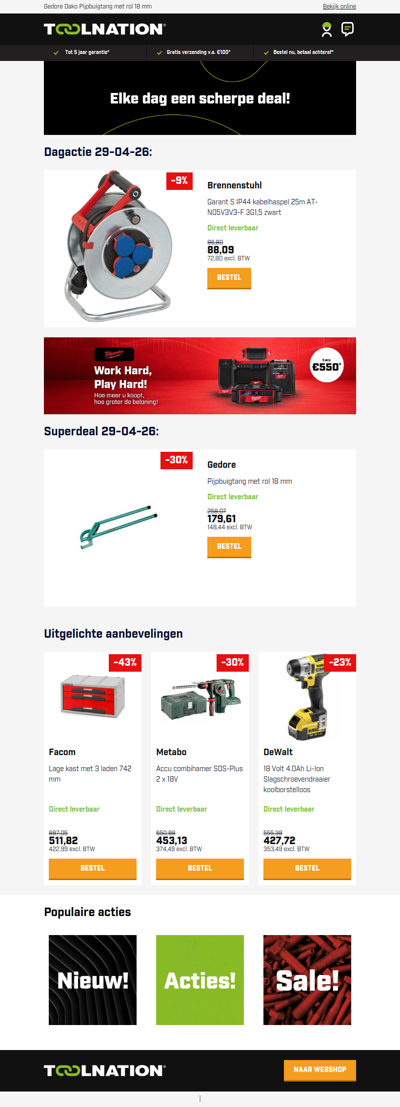 Werk flexibel met 25 meter kracht van Brennenstuhl