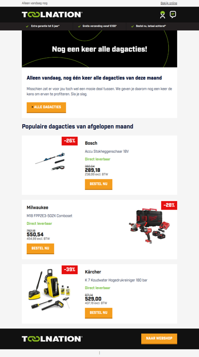 💥 Nog één keer alle dagacties!