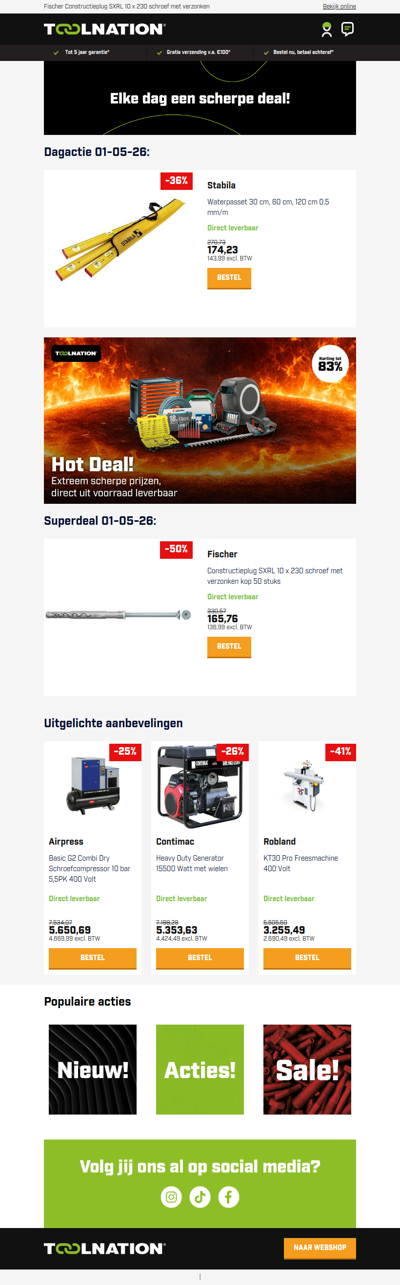 Recht werk begint hier: STABILA PRO SET deal!