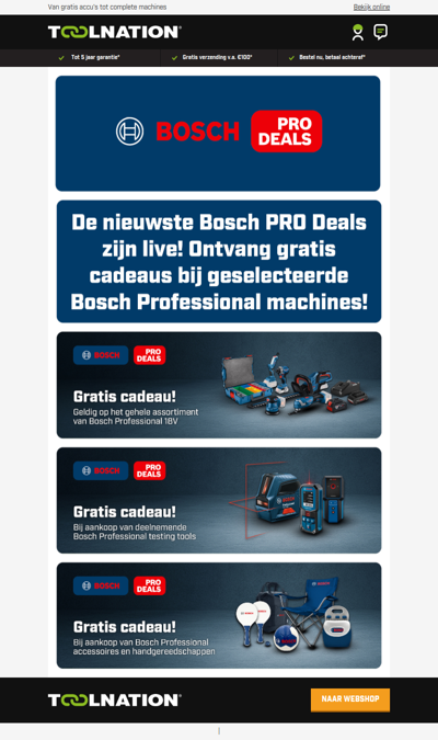 ⚡ De nieuwste Bosch Pro Deals zijn er!