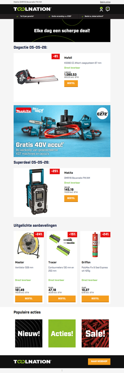 🪚 Kracht & precisie: Mafell KSS60 CC afkort-zaagsysteem 67 mm