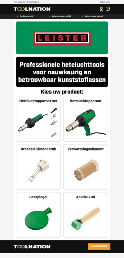 💨 Precisie met Leister hot-air tools!
