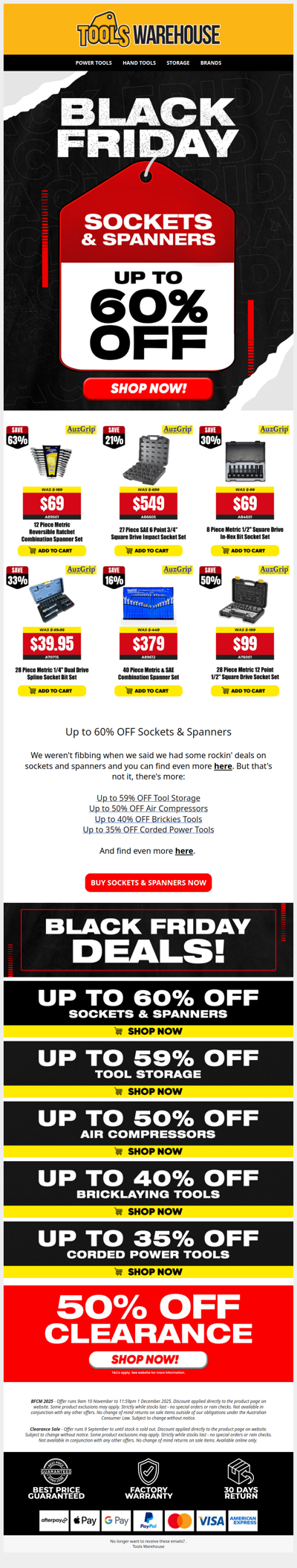 👍 Up to 60% OFF Sockets & Spanners? Yep, We're Not Pulling Your Leg!