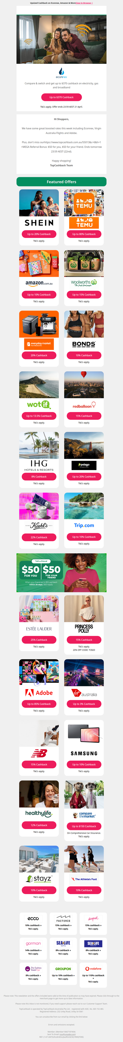 Up to $370 cashback on Utilities & More...