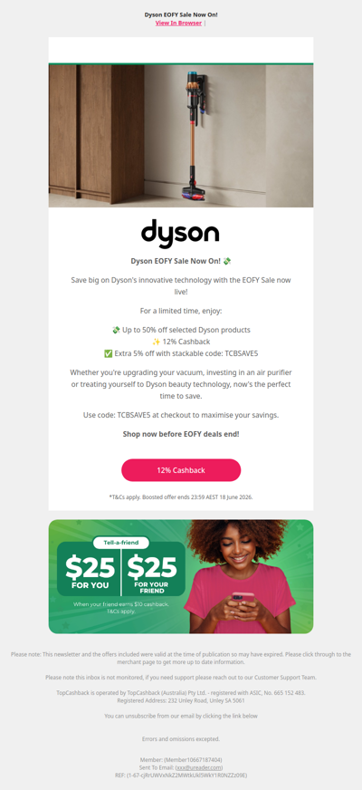 Dyson EOFY Sale is Now On!