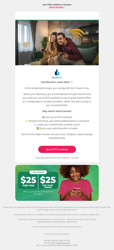 Winter bills rising? Earn up to $370 cashback