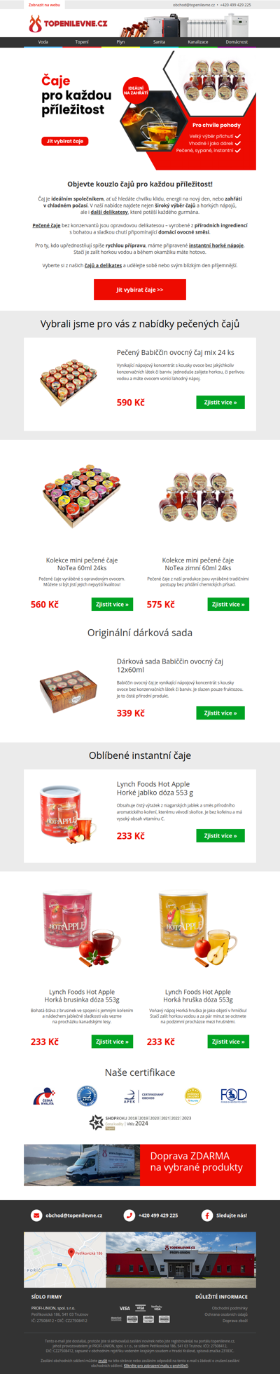 Objevte kouzlo čajů pro každou příležitost!