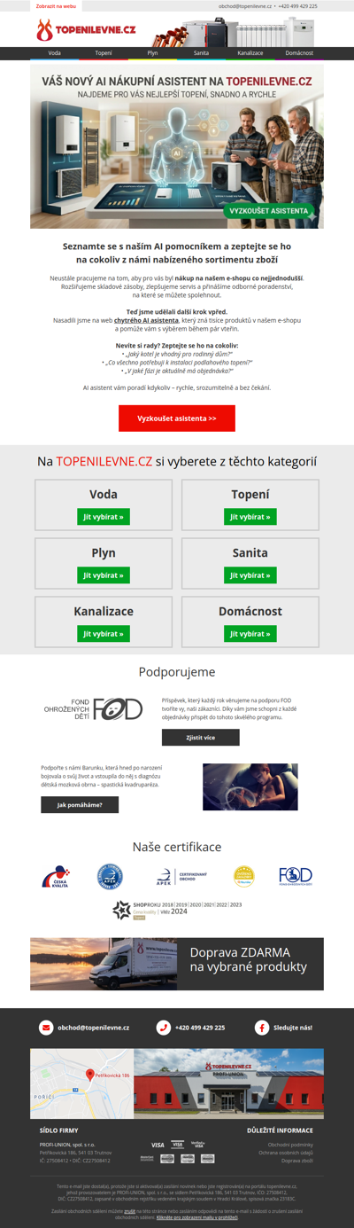 Vybírat topení už nemusíte sami. Seznamte se s naším AI pomocníkem!