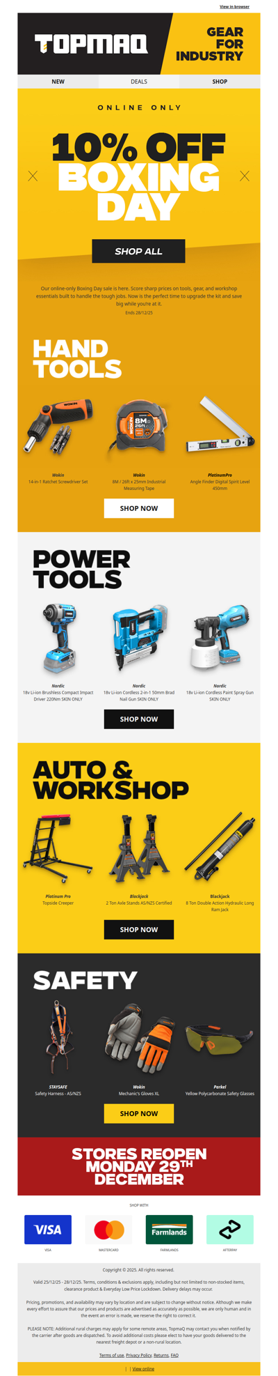 Knock Out Prices This Boxing Day 💥